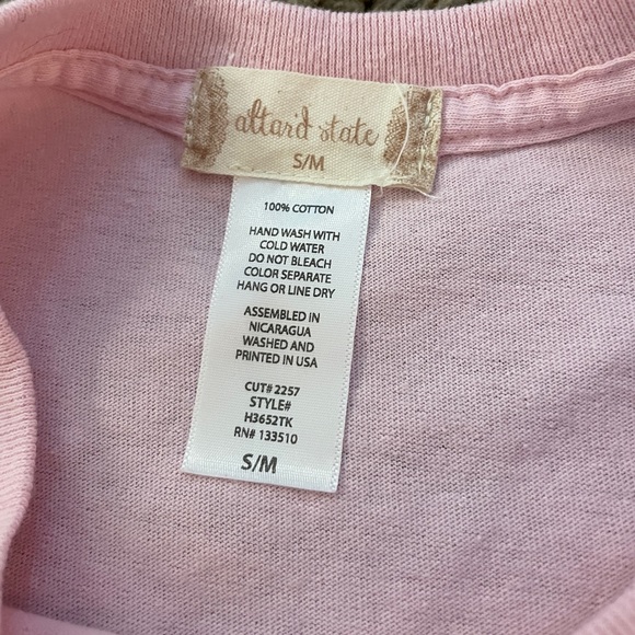 Altard State “Ride on Cowgirls” Pink Oversized T-Shirt - Picture 4 of 4